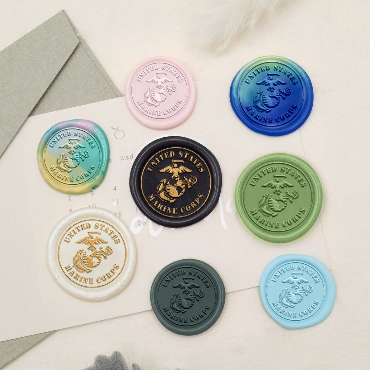 Stamprints US Marine Corps Symbol Wax Seal Stamp 3