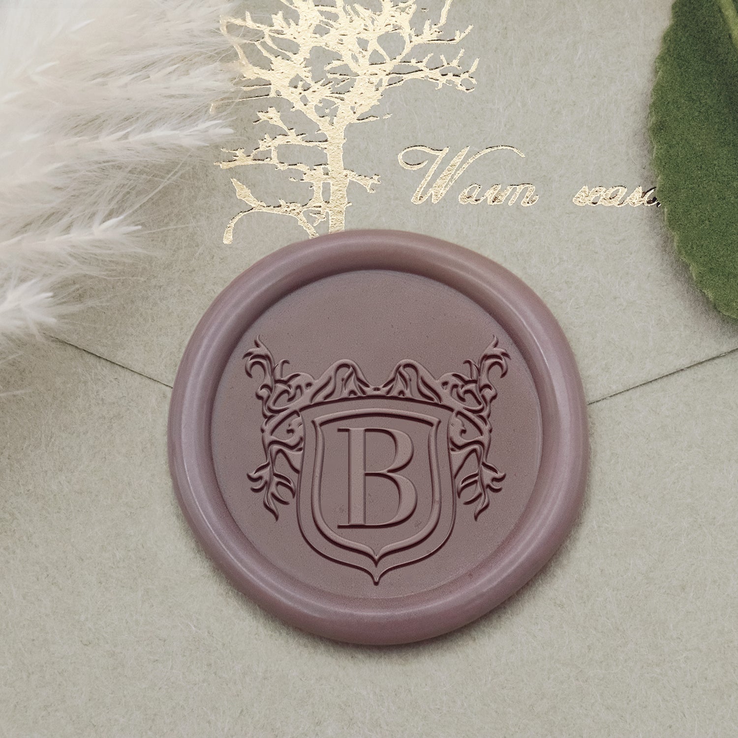 Custom Logo Wax Seal Stamp - Style 6-2