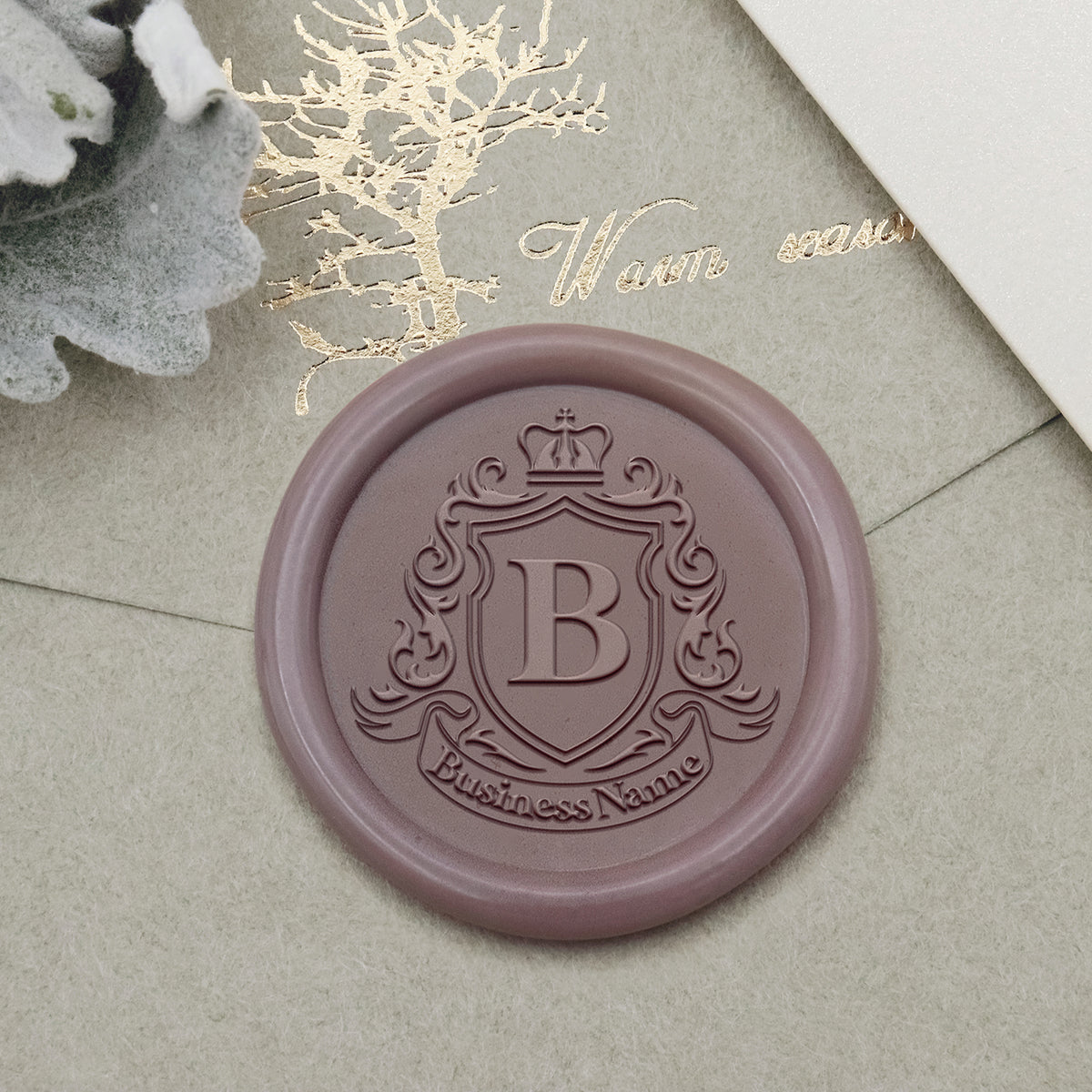 Custom Logo Wax Seal Stamp - Style 18-2