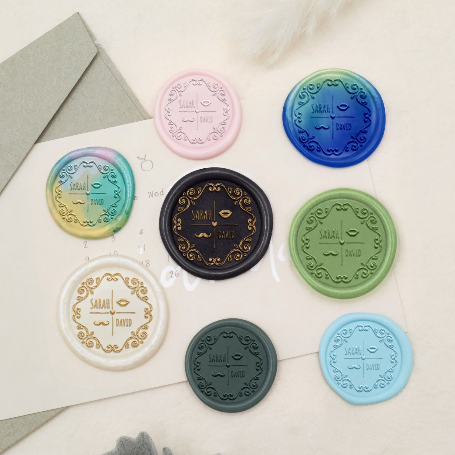 Custom Wedding Wax Seal Stamp 2