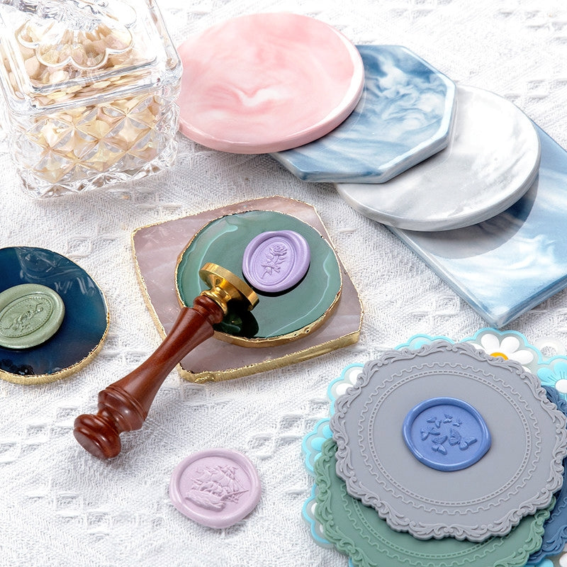 Crystal Agate Wax Seal Stamp Demoulding Pad b1