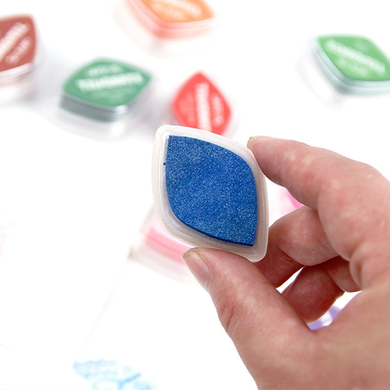 Shiny Pearlescent Color Eye Finger Painting Ink Pad7111
