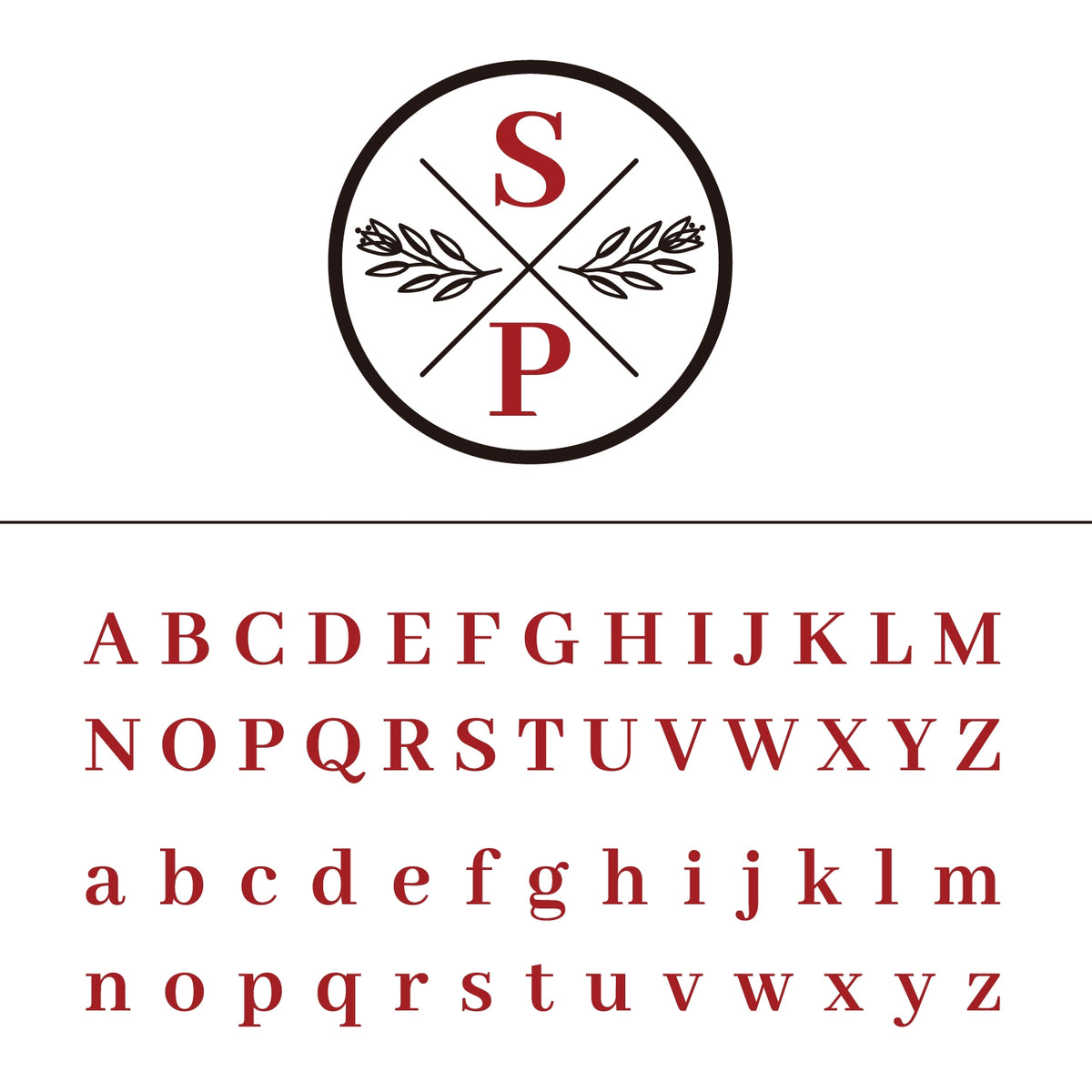 Custom Tulip Wedding Monogram Wax Seal Stamp 6