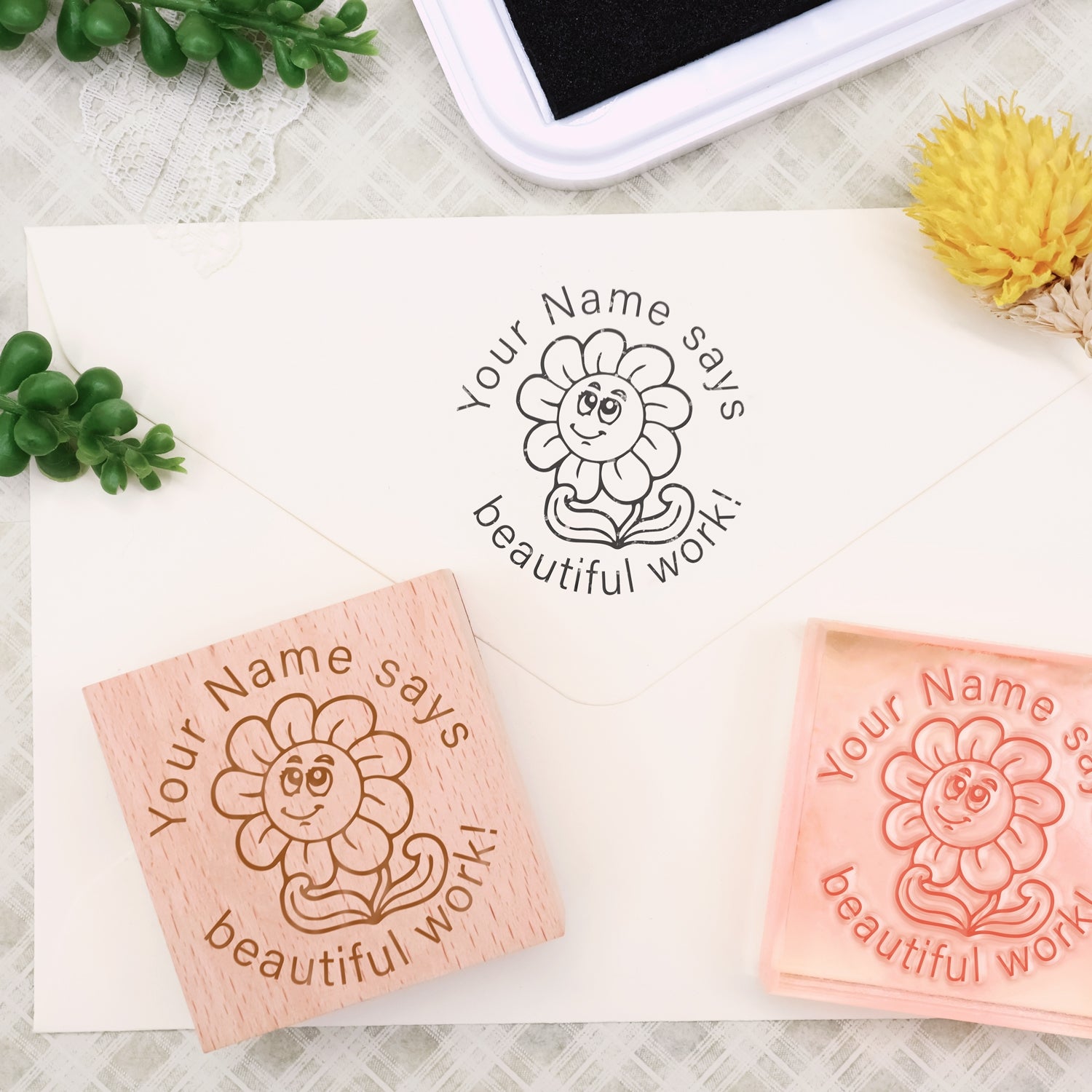 Children's Day Custom Cartoon Star Rubber Stamp-19 1