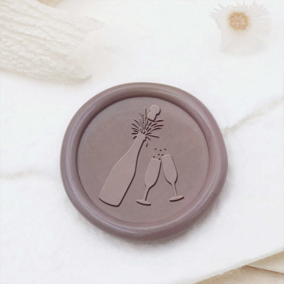 Wedding Celebration Champagne Wax Seal Stamp 2