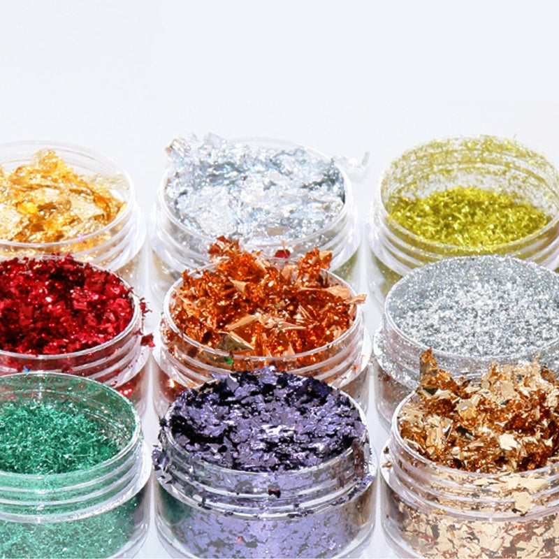 DIY Decorative Crushed Gold Leaves a