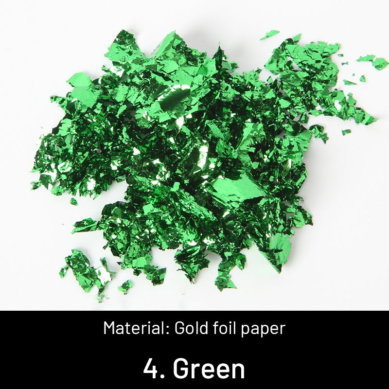 DIY Decorative Crushed Gold Leaves sku-4