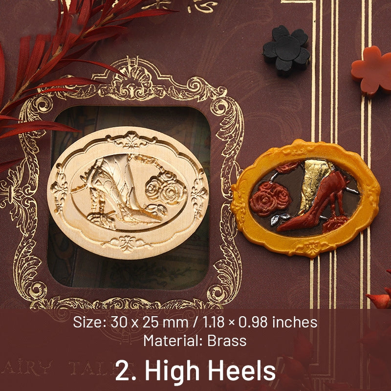 3D Relief Lady Wax Seal Stamp (6 Designs) sku-2