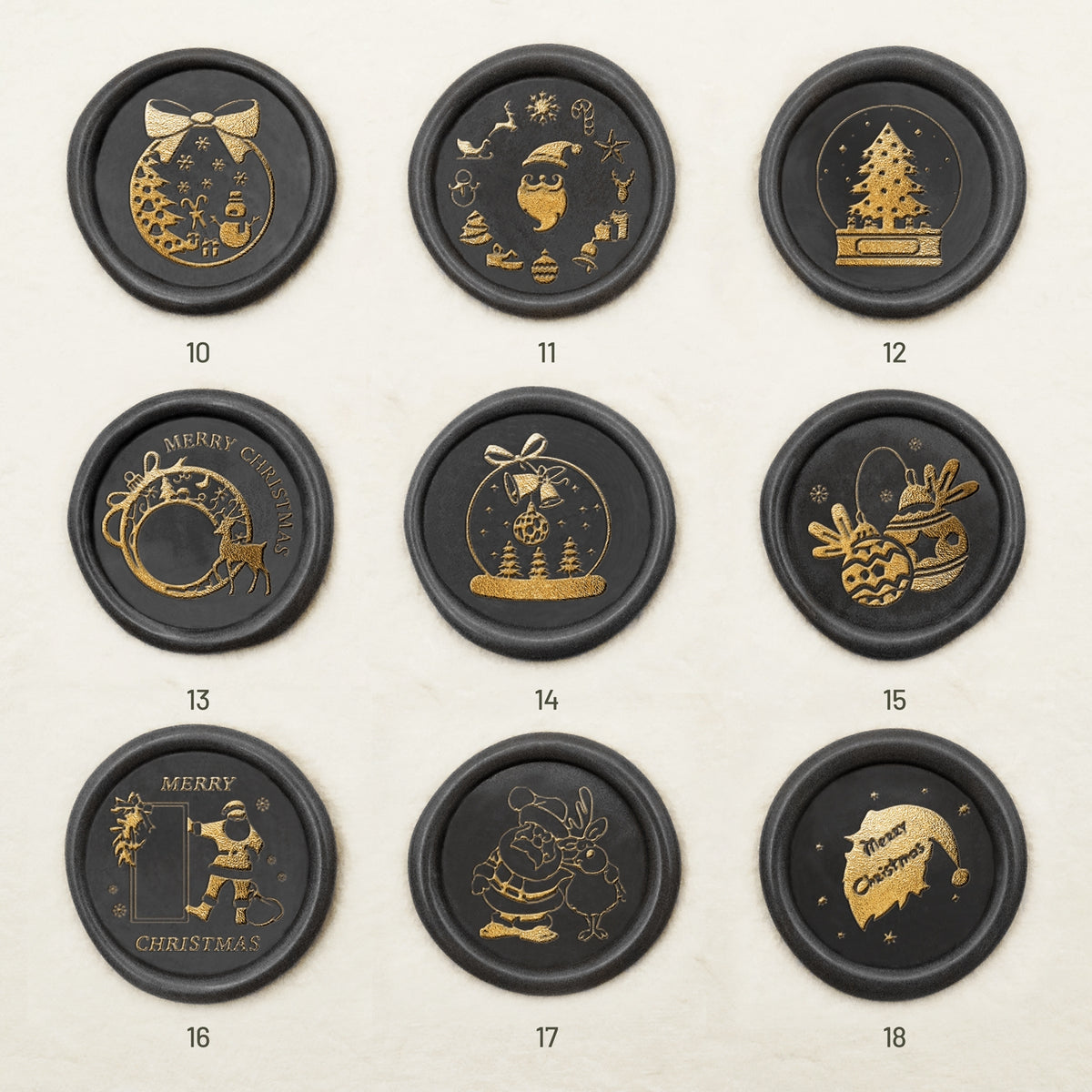 Christmas Wax Seal Stamp (27 Designs) Christmas-2