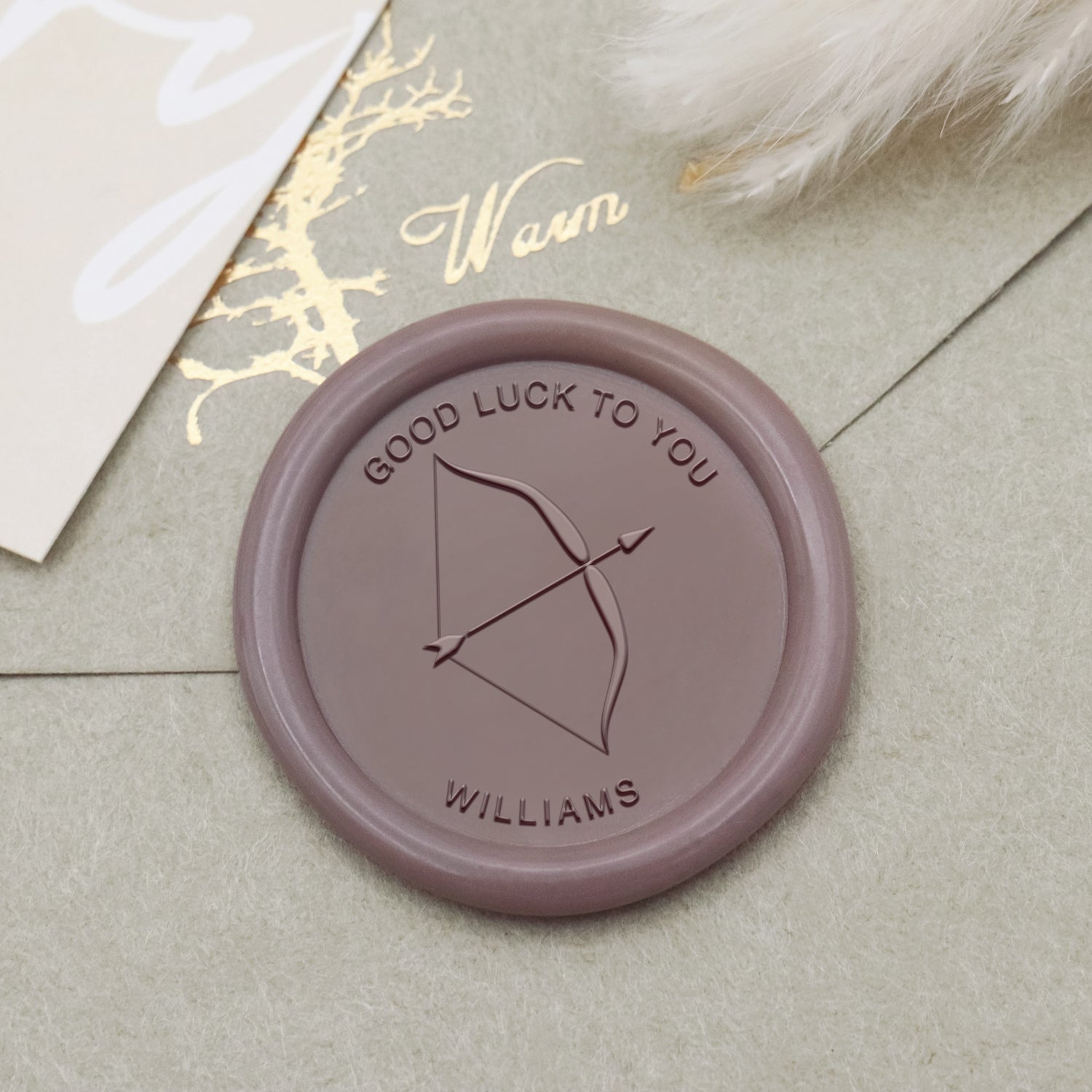 Custom Archery Name Wax Seal Stamp - Stamprints1
