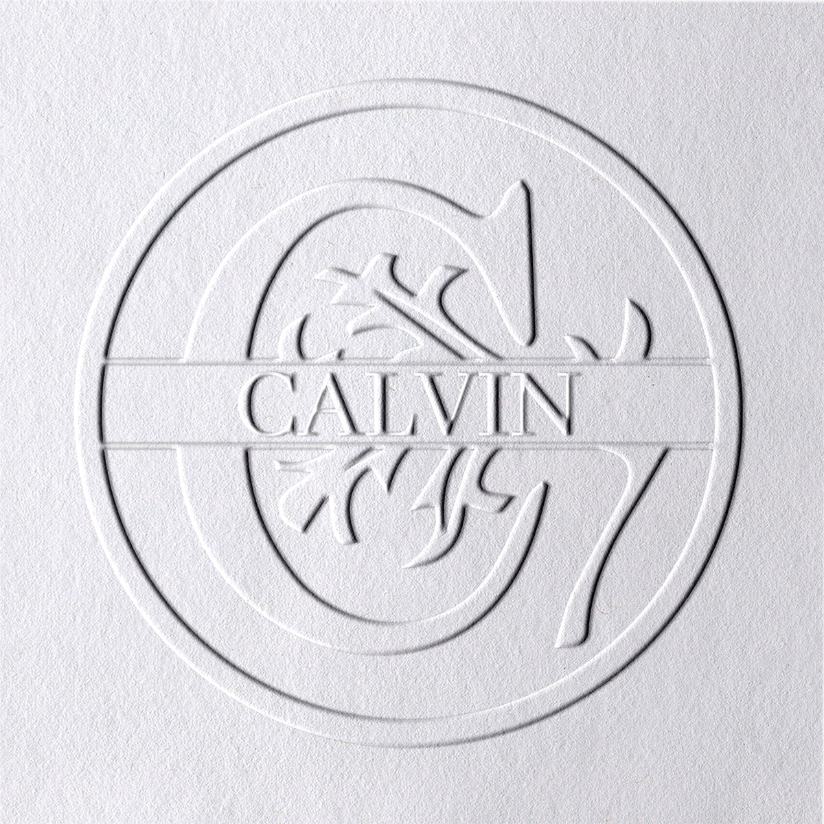 26 Letter Custom Floral Name Embosser - C C1