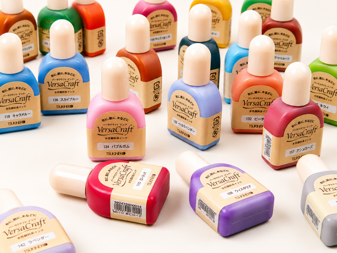 Tsukineko VersaCraft Pigment Ink For Fabric, Paper & Wood6