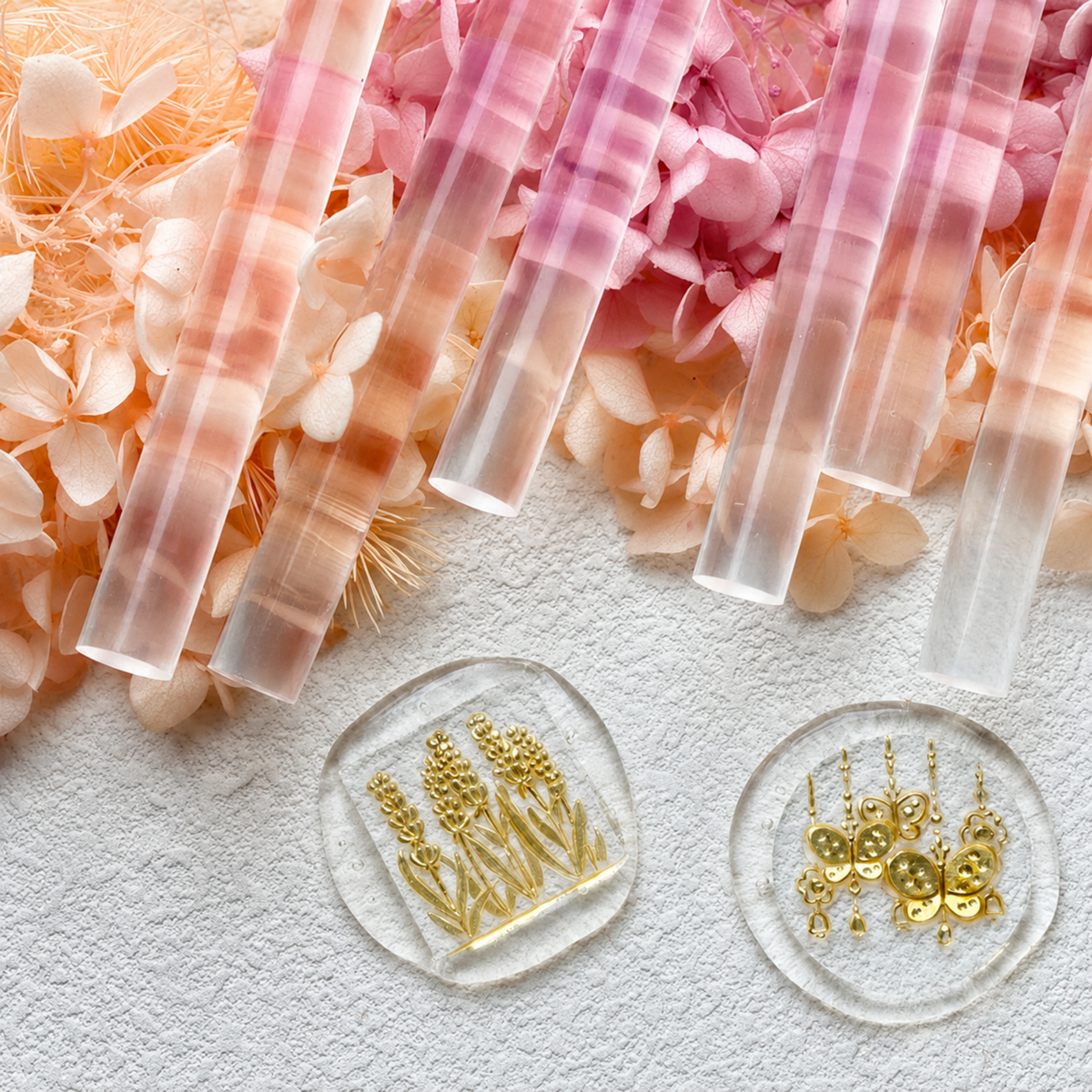 Crystal Clear Transparent Wax Sticks1