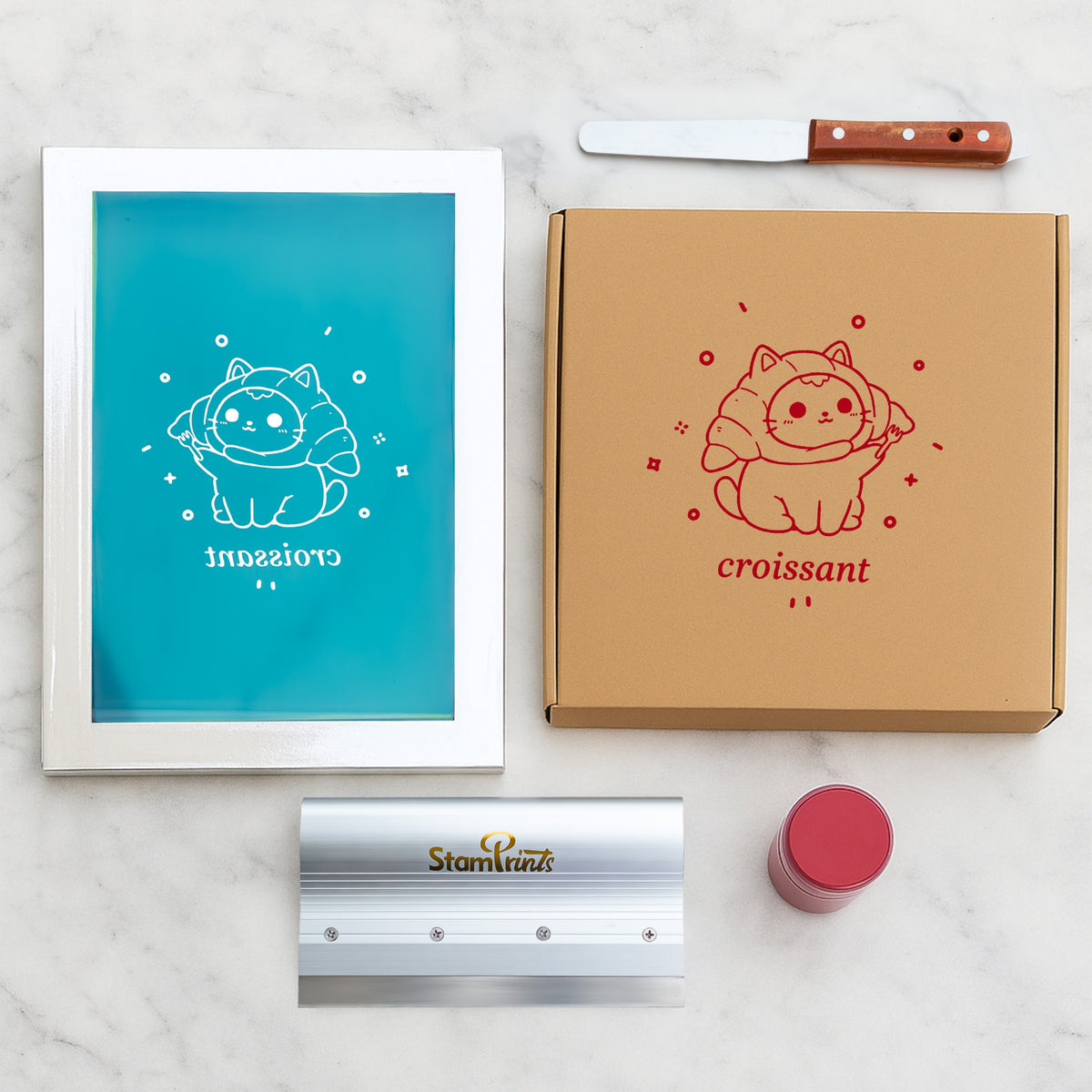 Custom Pre-burned Aluminum Screen Printing Frame4