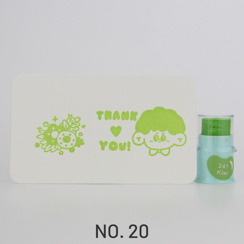 Cute Finger Cot Stamping Ink Pad (35 Colors)20