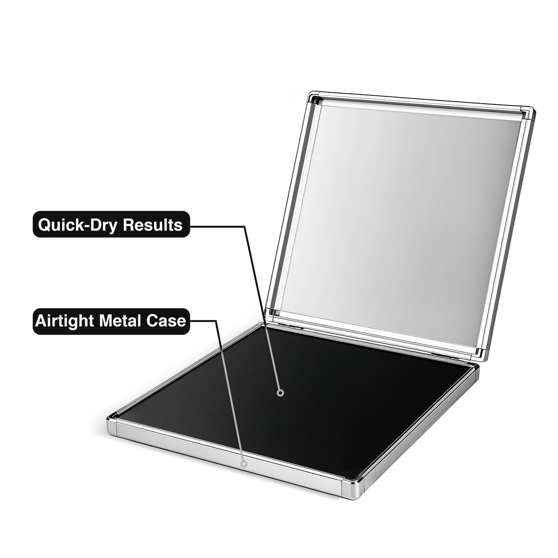 Extra Large Quick-Dry Multi-Color Ink Pad with Metal Case20