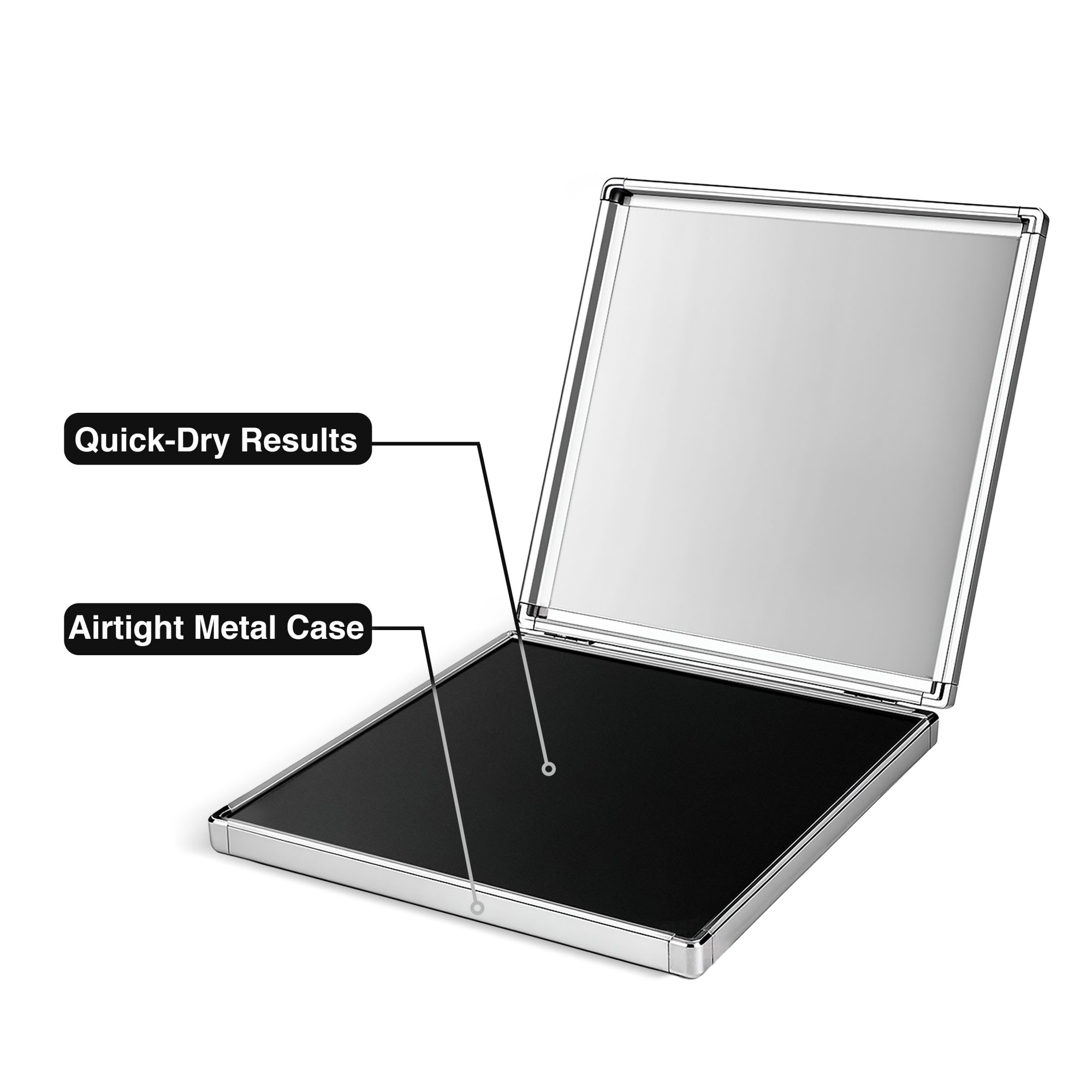 Extra Large Quick-Dry Multi-Color Ink Pad with Metal Case20