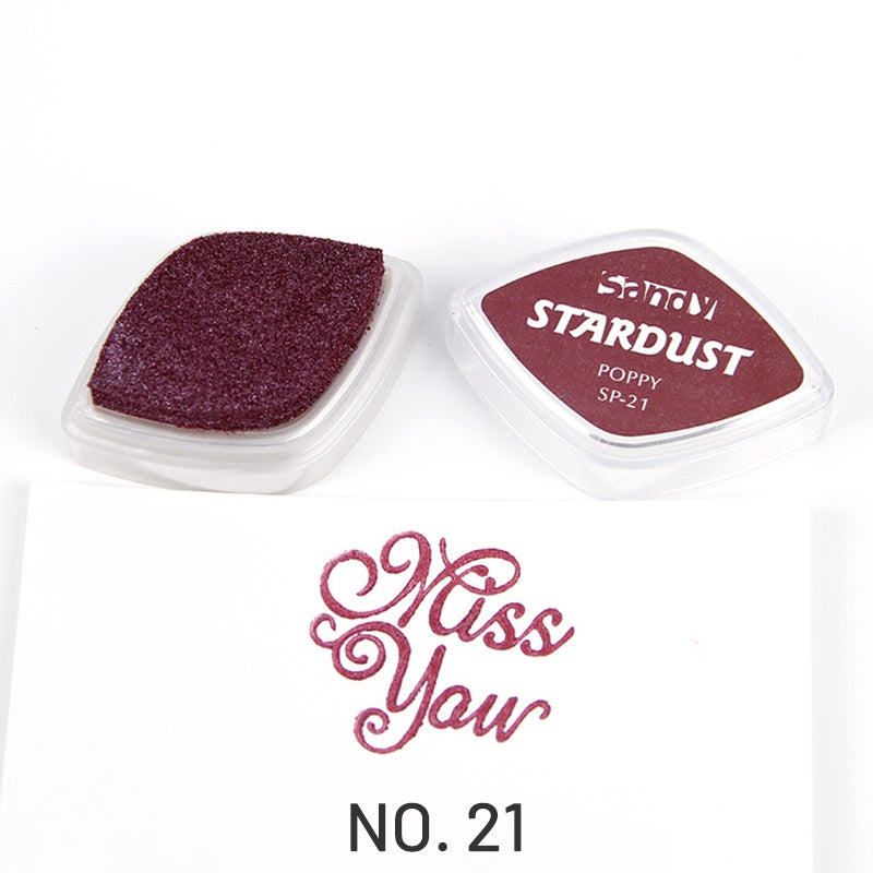 Shiny Pearlescent Color Eye Finger Painting Ink Pad21