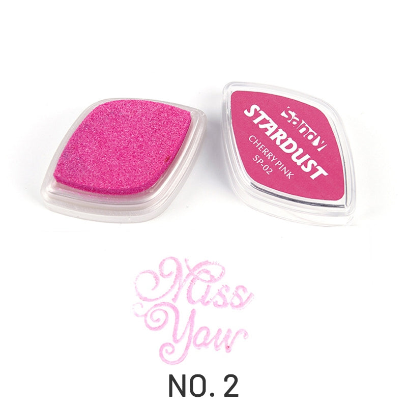 Shiny Pearlescent Color Eye Finger Painting Ink Pad2