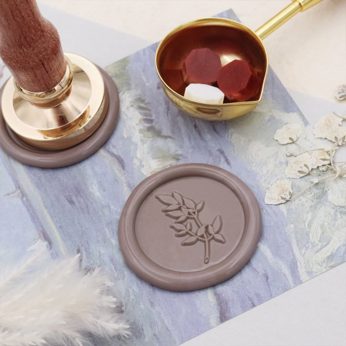Stamprints Flowers Herbs Wax Seal Stamp 4